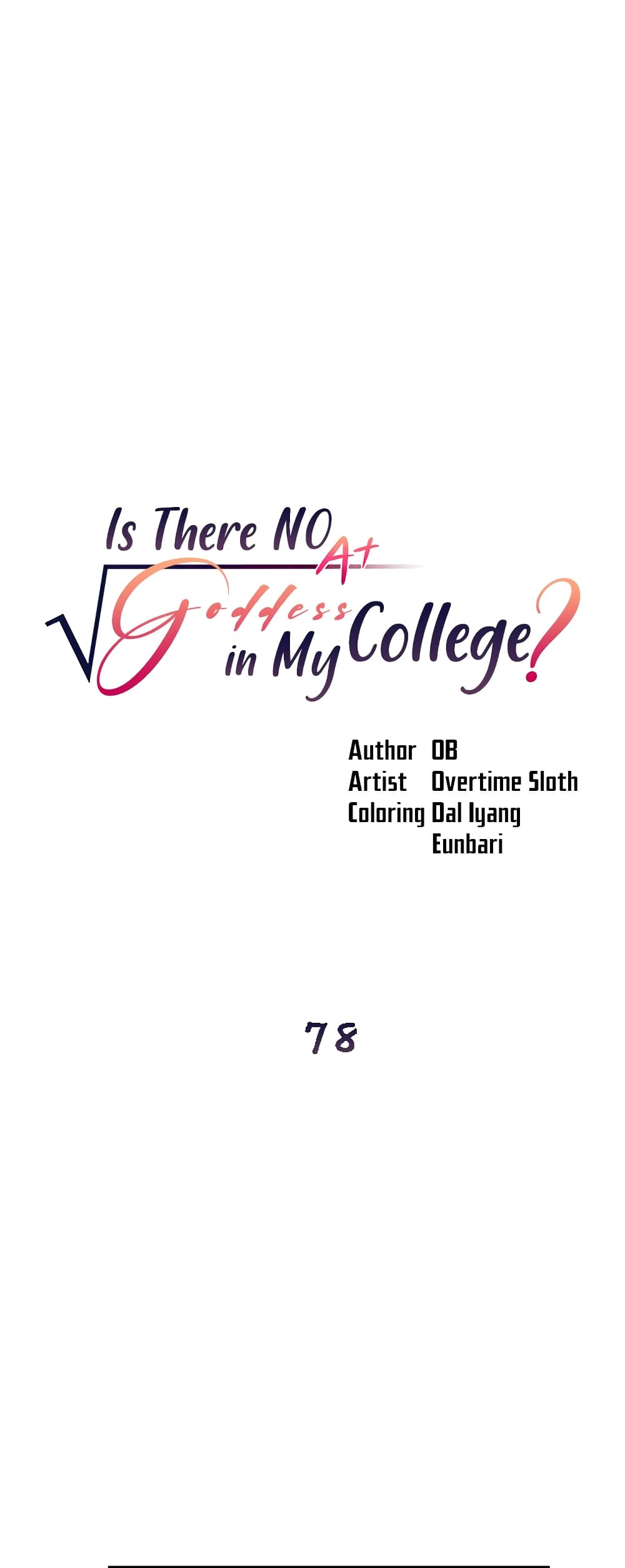 Is There No Goddess in My College 78 01