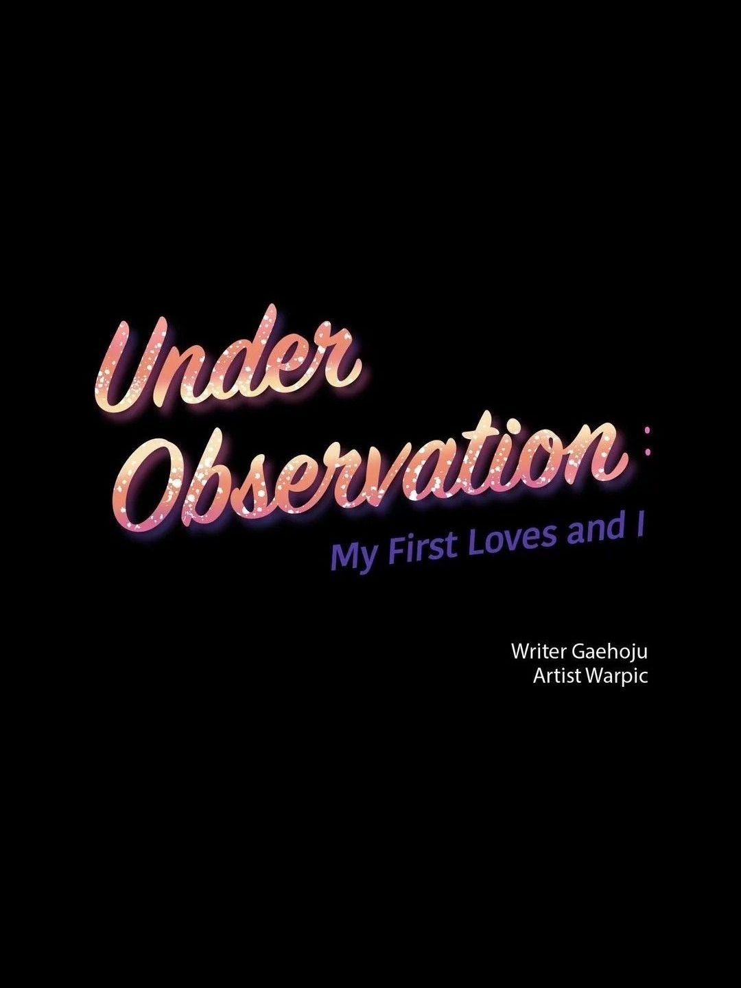 à¸­à¹ˆà¸²à¸™ Under Observation: My First Loves and I