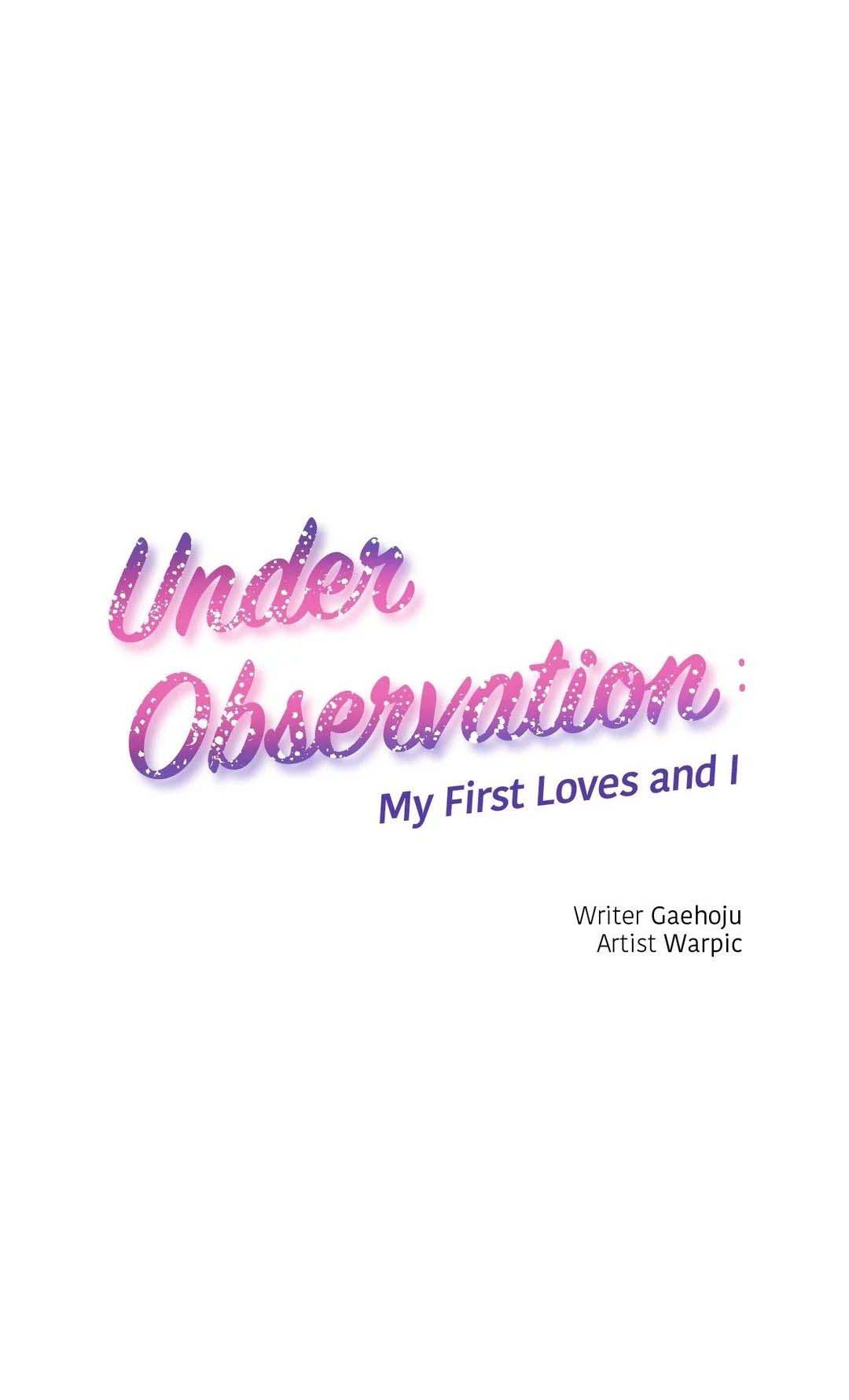 à¸­à¹ˆà¸²à¸™ Under Observation: My First Loves and I