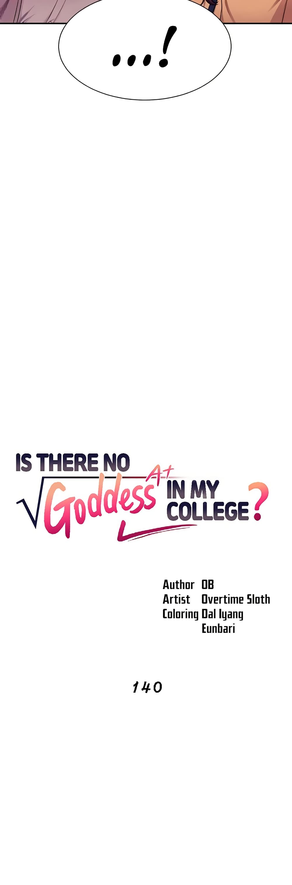 Is There No Goddess in My College 140 05